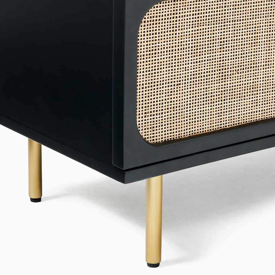Ida Woven Media Console (173 cm) - West Elm UK